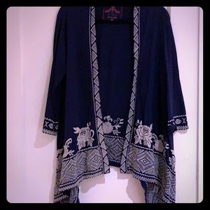 Embroidered Johnny Was Shrug